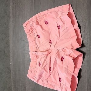 Vineyard Vines Pink Turtle Shorts Girls Size 7